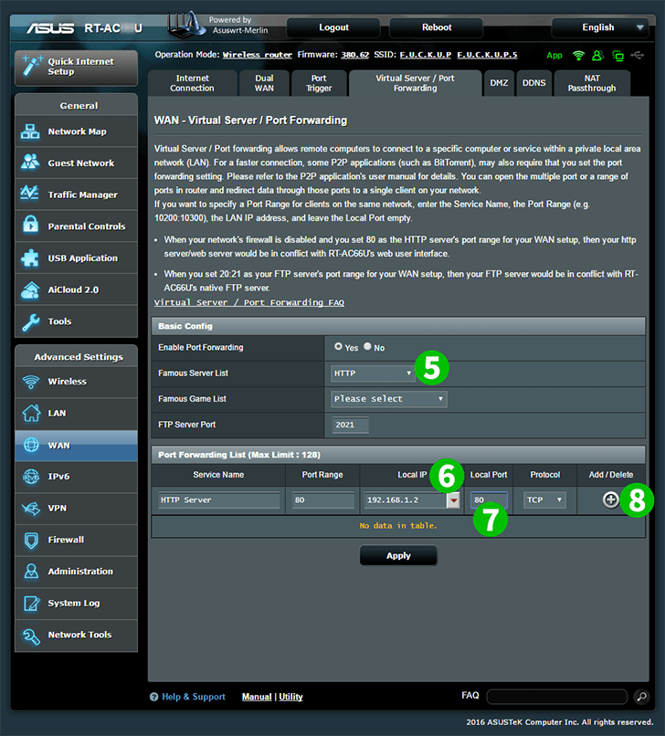 ASUS RT-N66U Step 5-8