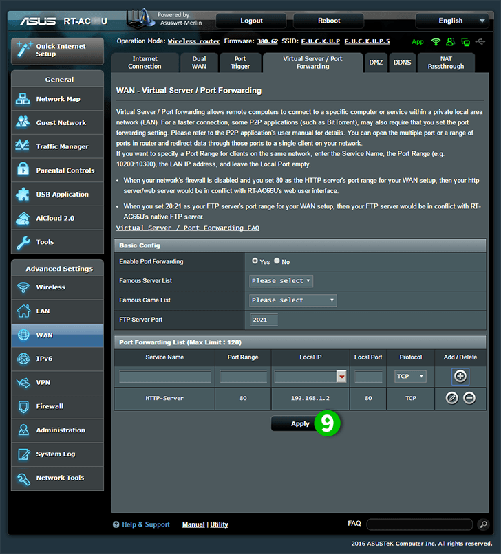 ASUS RT-N66U Step 9