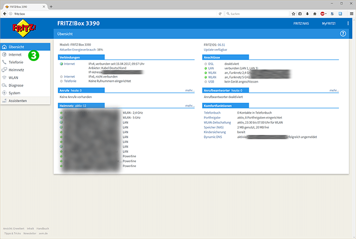 AVM FRITZ!Box 3390 Step 3