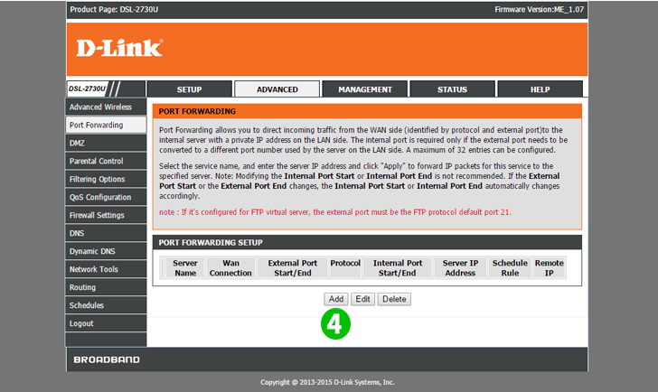 D-Link DSL-2730U Step 4