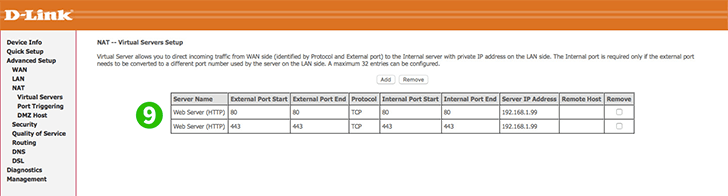 D-Link DSL-520B-SE Step 9