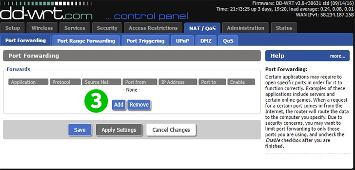 DD-WRT Step 3