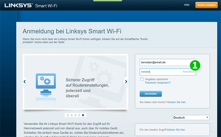 Linksys WRT1900ACS Step 1