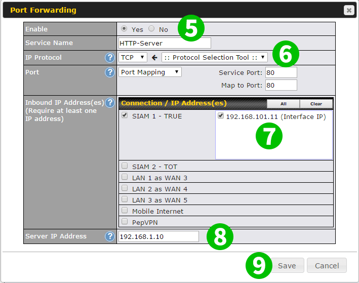 Peplink Balance One Steps 5-9