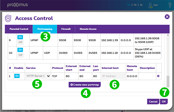 Proximus BBox3 Steps 3-7