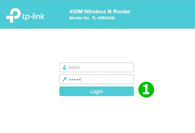 TP-Link TL-WR940N Step 1